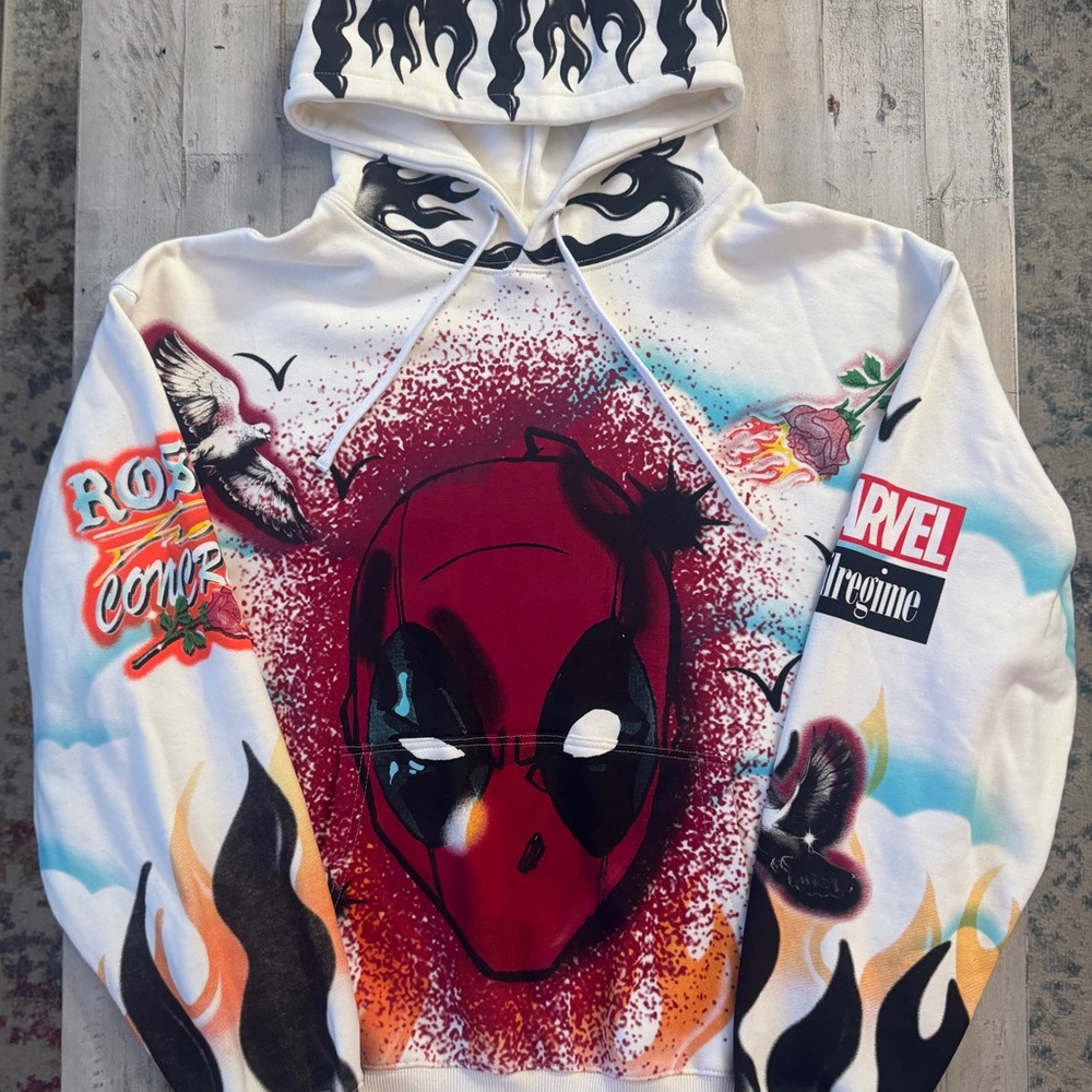 Deadpool Airbrush Civil Regime Hoodie